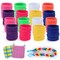 Weaving Loom Loop Refill,7 Inch 288 Pcs in 8 Vibrant Colors, Potholder Loops, Loom Refill Loops Craft for Kids
